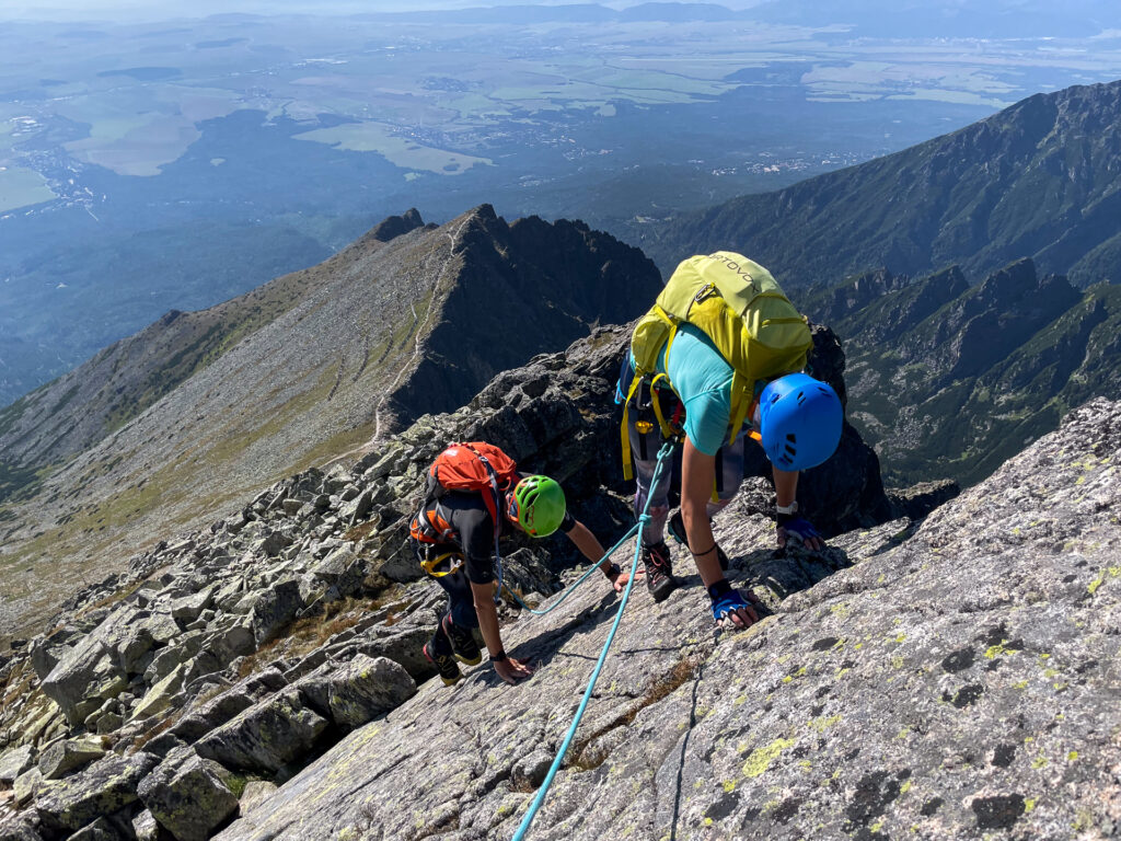 Birkenmajer on Lomnicky Peak.